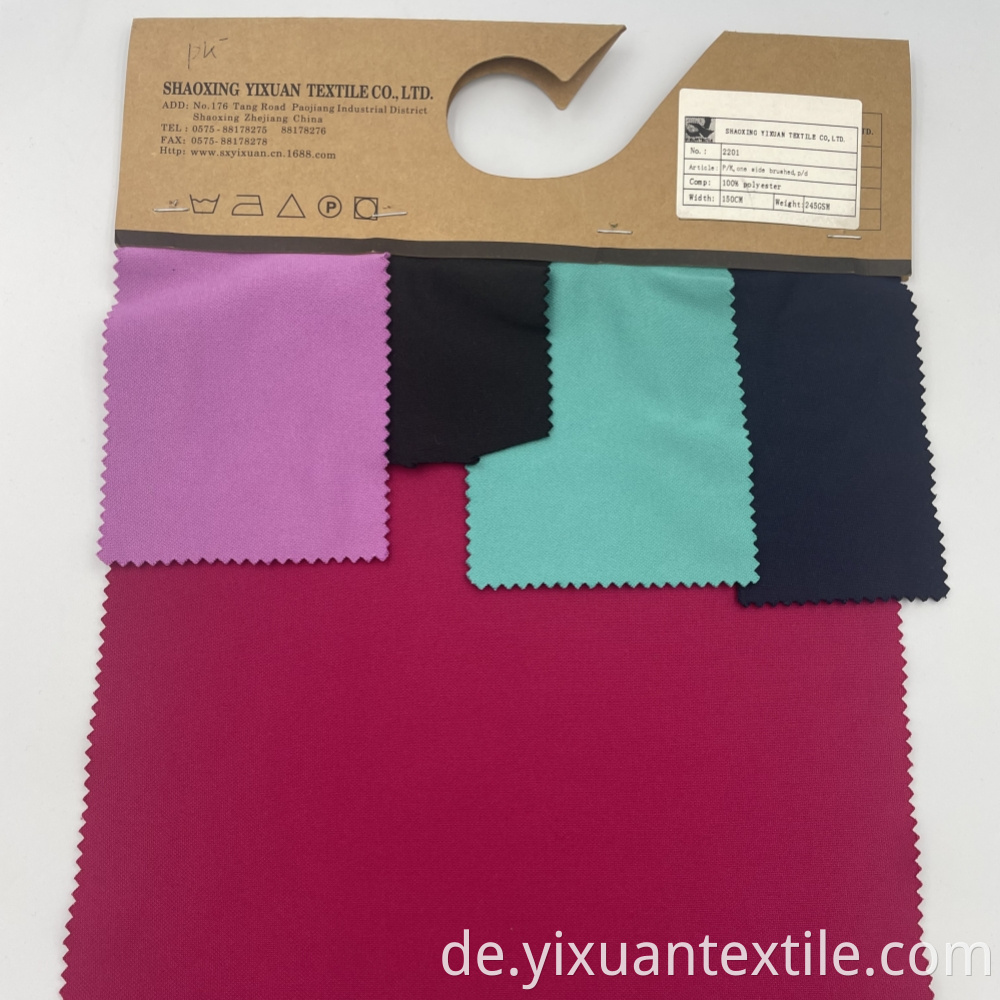 No Pilling Polyester Fabric